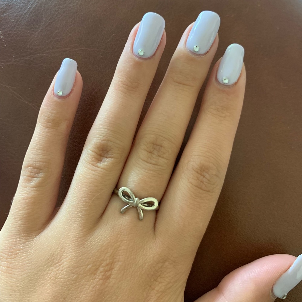 Sterling Silver Tiffany & Co Bow Ring